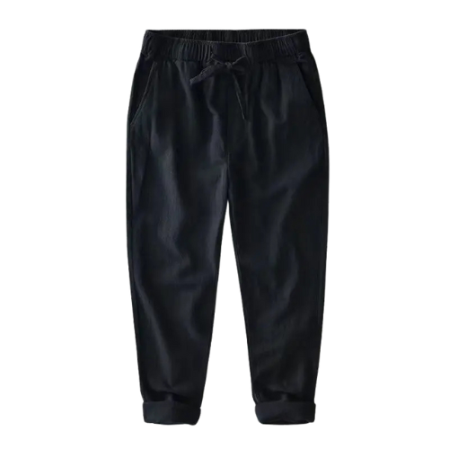 Men’s Casual Linen Pants - Kingsley Beaufort