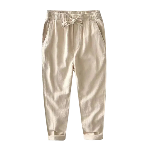 Men’s Casual Linen Pants - Kingsley Beaufort