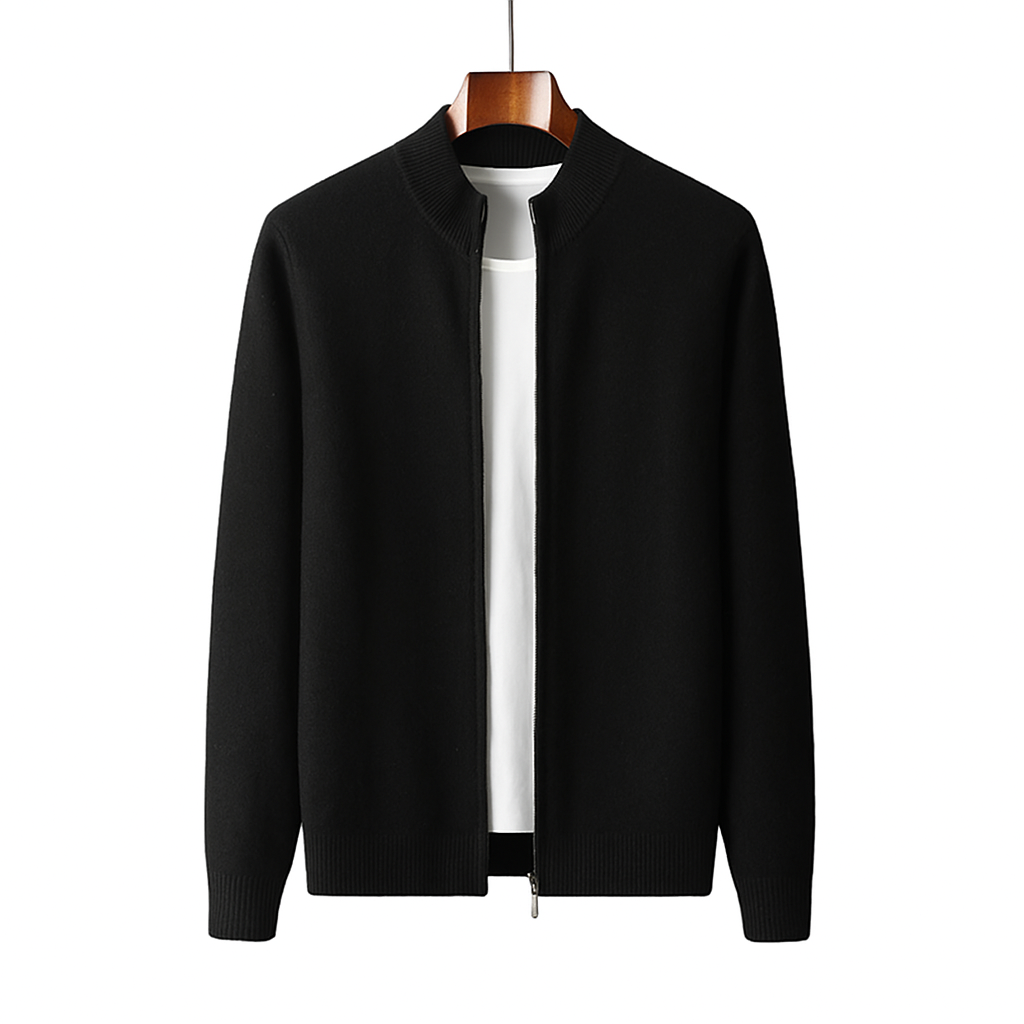 Men’s Smooth Merino Wool Jacket - Kingsley Beaufort