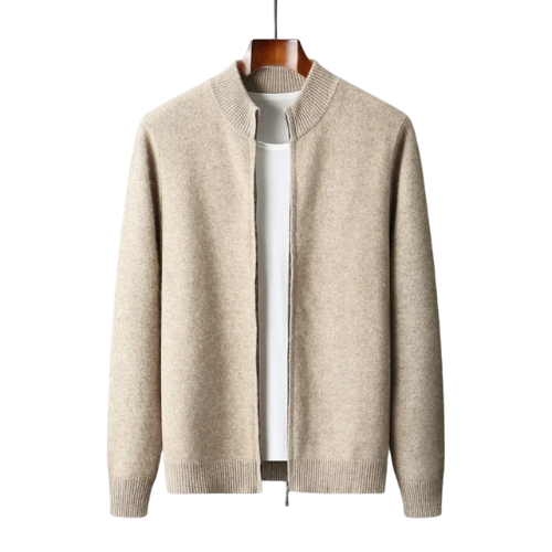 Men’s Smooth Merino Wool Jacket - Kingsley Beaufort