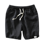Men’s Striped Linen Shorts - Kingsley Beaufort