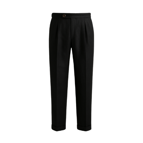 Men’s British-Style Linen Trousers - Kingsley Beaufort