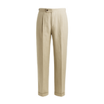 Men’s British-Style Linen Trousers - Kingsley Beaufort