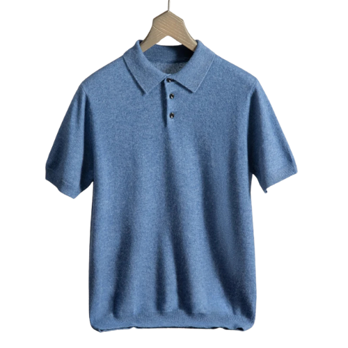 Men’s Cashmere Polo - Kingsley Beaufort