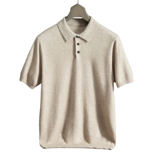 Men’s Cashmere Polo - Kingsley Beaufort