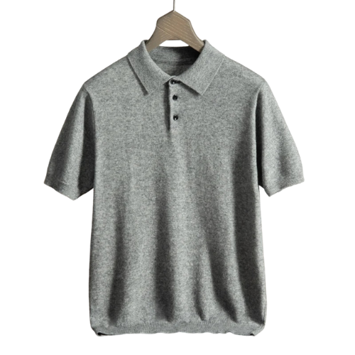 Men’s Cashmere Polo - Kingsley Beaufort