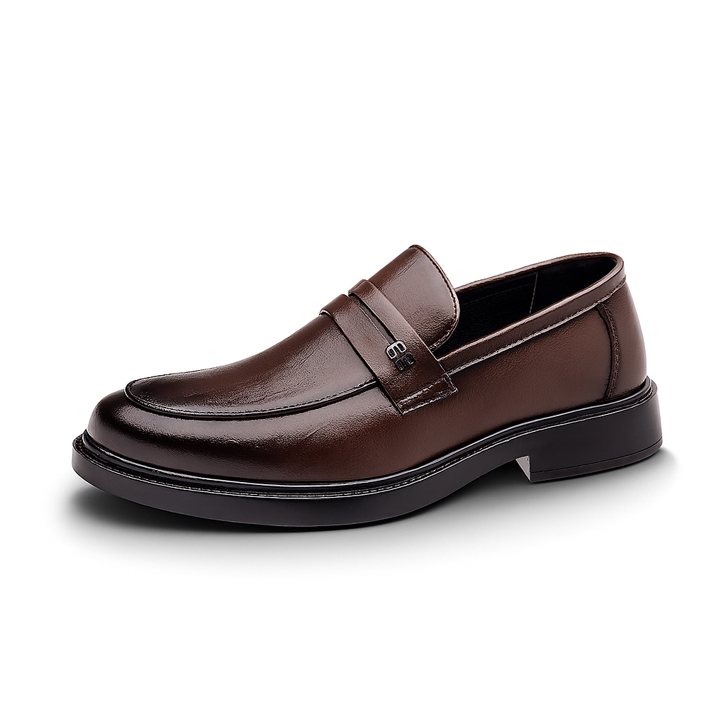 Men’s Smooth Leather Loafers - Kingsley Beaufort