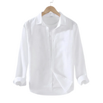 Men's Long Sleeved Linen Shirt - Kingsley Beaufort