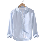 Men's Long Sleeved Linen Shirt - Kingsley Beaufort