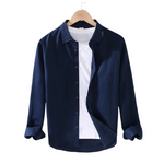 Men's Long Sleeved Linen Shirt - Kingsley Beaufort